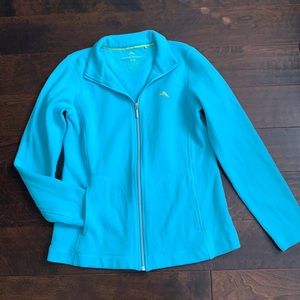 Tommy Bahama Aruba full zip jacket in aqua